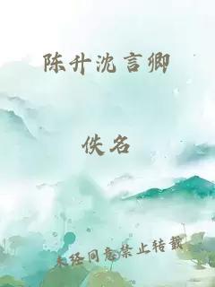 陈升沈言卿