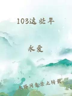 103这些年